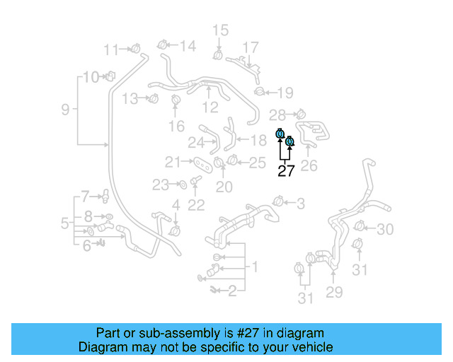 Lower Hose Clamp N-906-871-01 - View 98