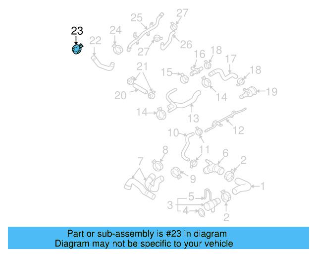Lower Hose Clamp N-906-871-01 - View 45