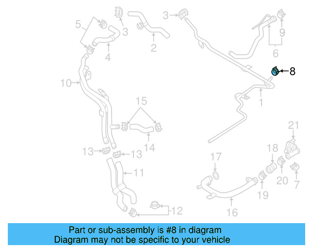 Lower Hose Clamp N-906-871-01 - View 182