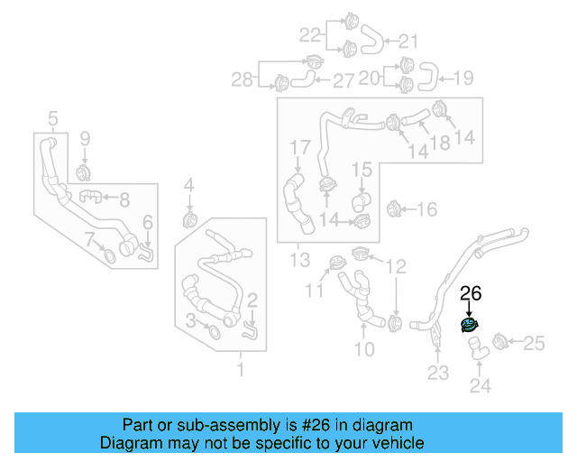 Lower Hose Clamp N-906-871-01 - View 87