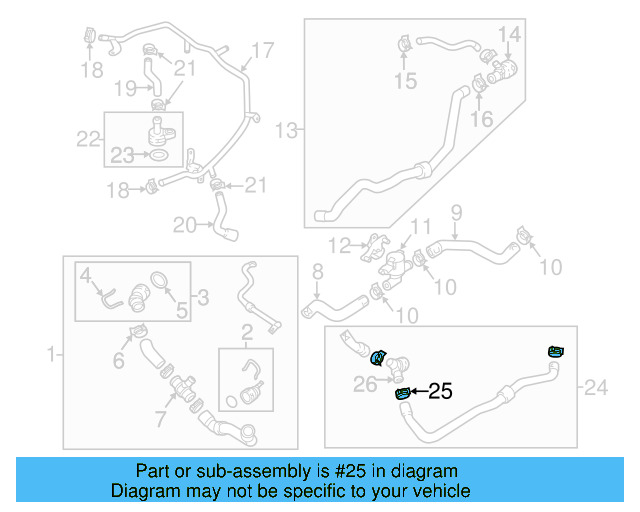 Lower Hose Clamp N-906-871-01 - View 171