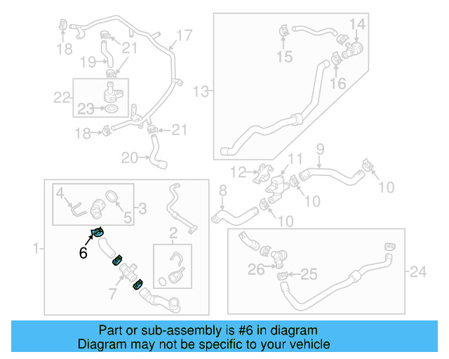 Water Hose Assembly Upper Seal N-907-653-01 - View 219