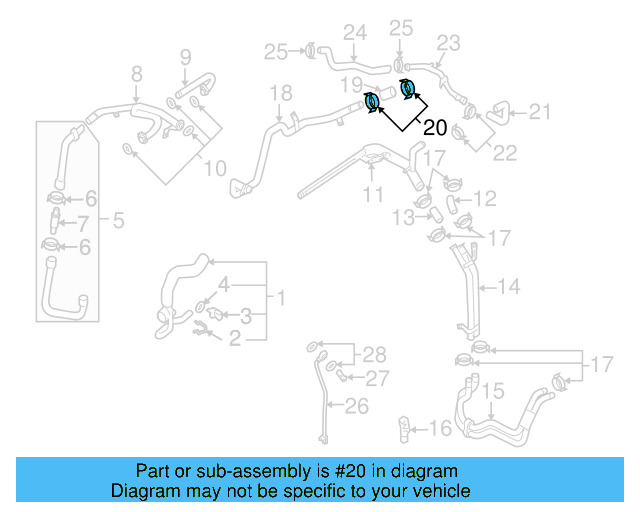 Temp Sensor Retainer Spring 032-121-142 - View 227