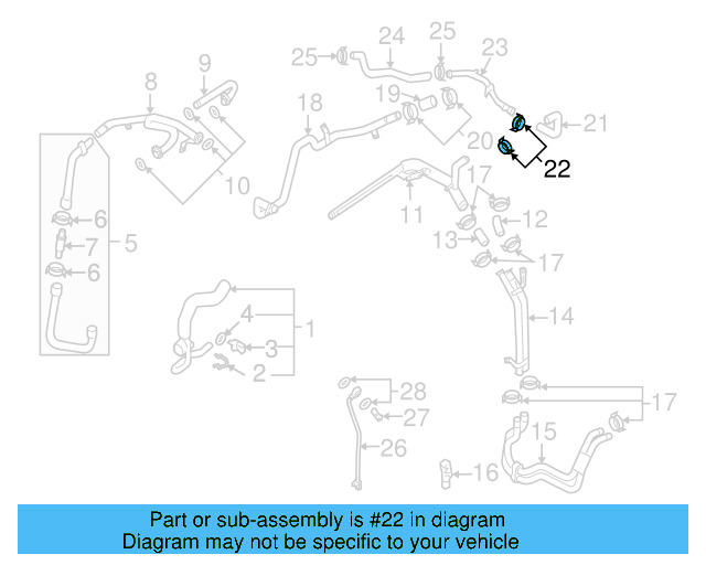 Overflow Hose Clamp N-906-867-01 - View 225