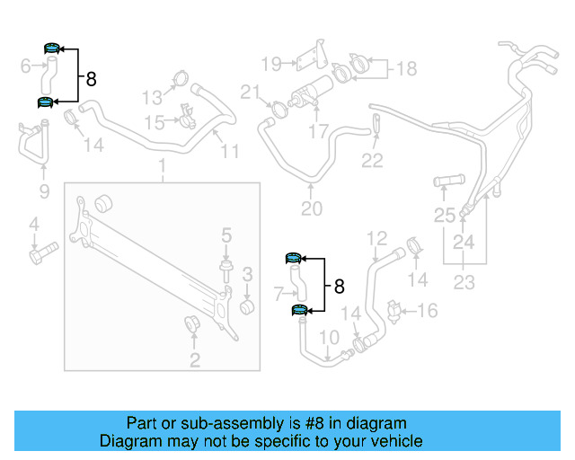 Upper Coupling Clamp N-909-265-01 - View 104