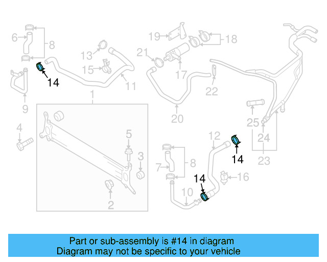 Upper Coupling Clamp N-909-265-01 - View 130