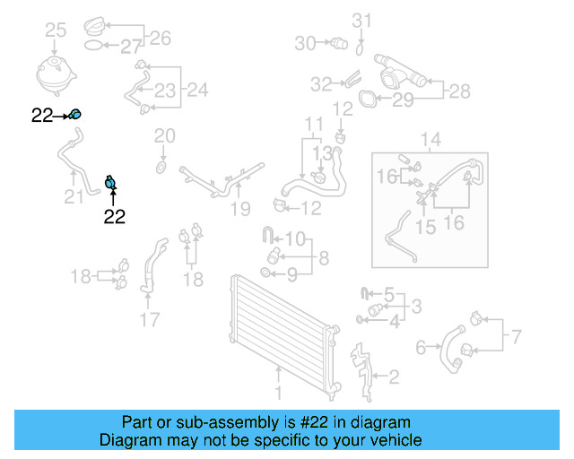 Reservoir Hose Clamp N-906-869-02 - View 469