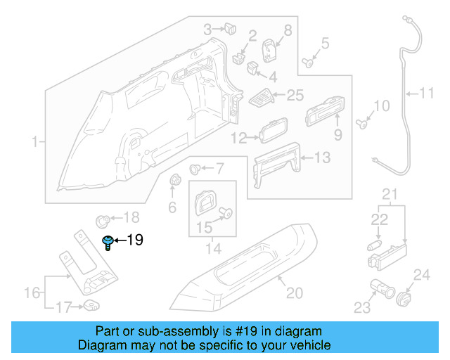Side Trim Panel Screw N-906-986-06 - View 64