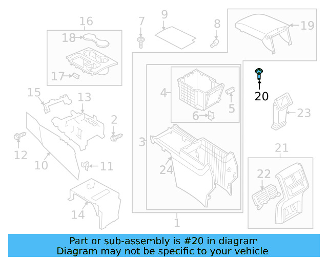 Side Trim Panel Screw N-906-986-06 - View 160