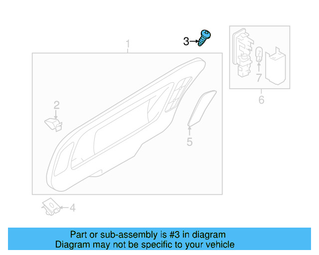 Side Trim Panel Screw N-906-986-06 - View 19