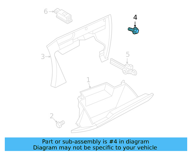 Side Trim Panel Screw N-906-986-06 - View 52
