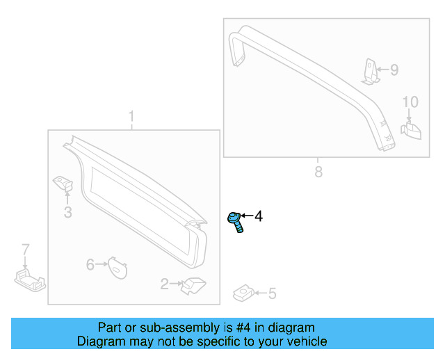 Side Trim Panel Screw N-906-986-06 - View 56