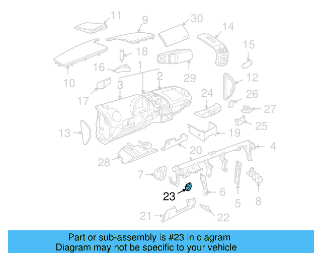 Lower Trim Panel U N-906-987-03 - View 18