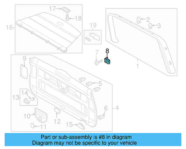Lower Trim Panel U N-906-987-03 - View 36