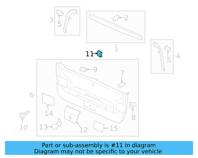 Lower Trim Panel U N-906-987-03 - View 22
