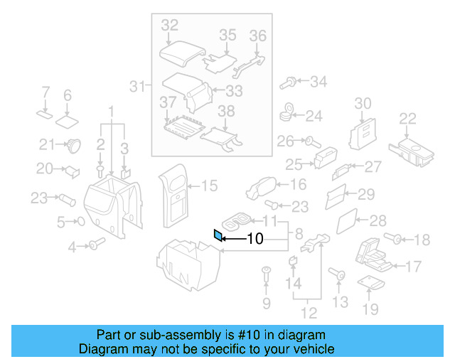 Quarter Panel Splash Shield Nut N-907-579-01 - View 43