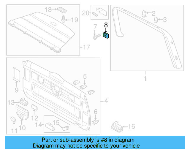 Lower Trim Panel U N-906-987-03 - View 56