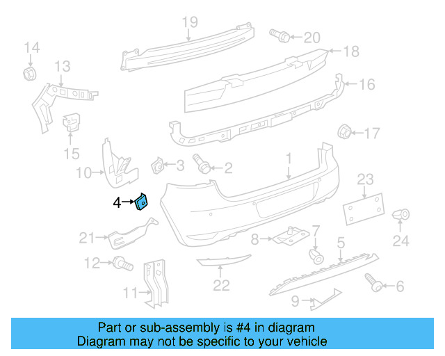 Fender Liner Retainer Nut N-908-338-01 - View 279