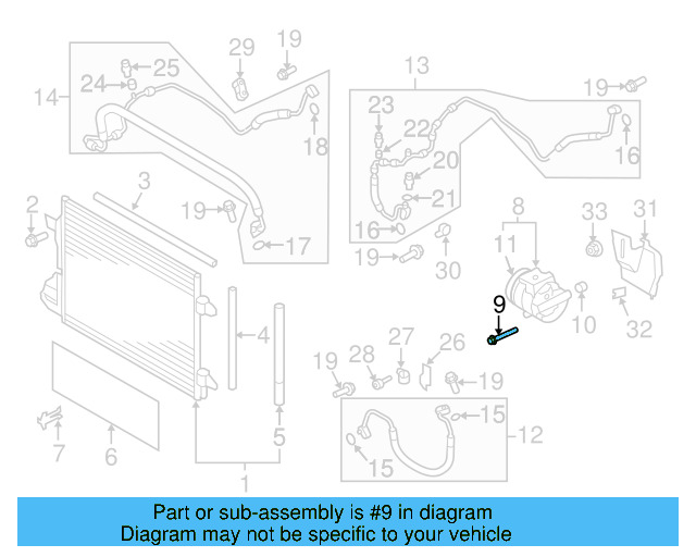 Compressor Mount Bolt N-907-075-02 - View 41