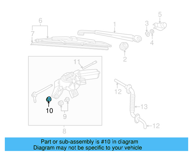 Wiper Motor Nut N-907-143-03 - View 48