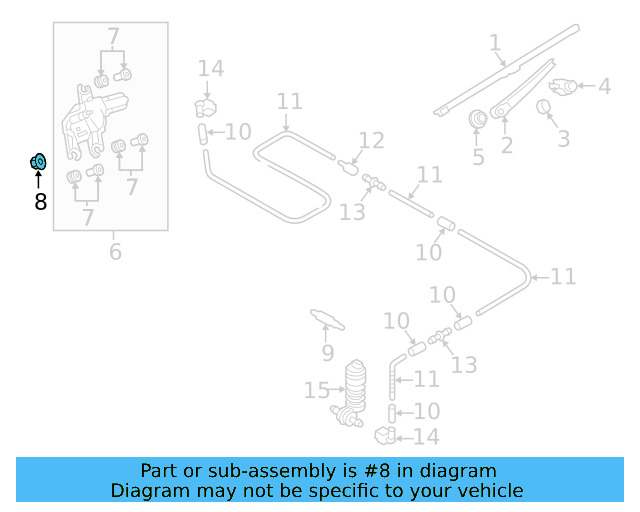 Wiper Motor Nut N-907-143-03 - View 8