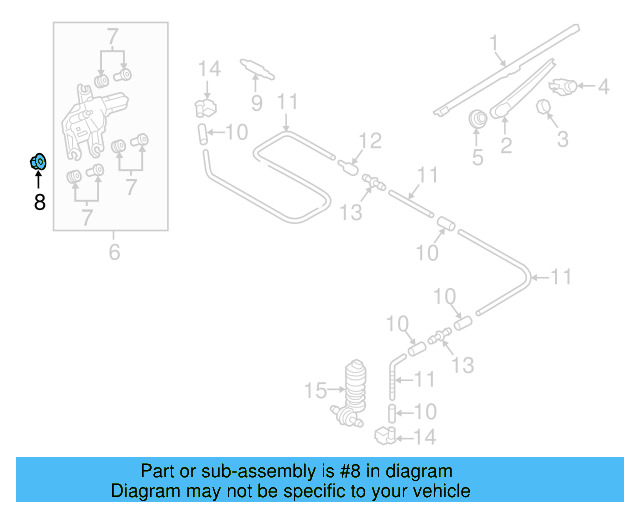 Wiper Motor Nut N-907-143-03 - View 9