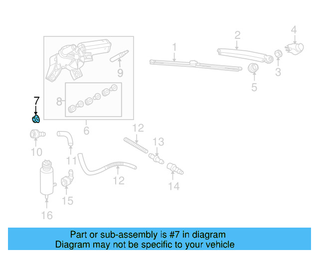 Wiper Motor Nut N-907-143-03 - View 12