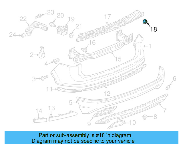 Quarter Panel Splash Shield Nut N-907-579-01 - View 93