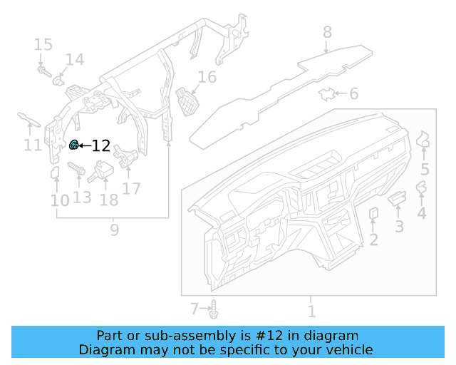 Power Brake Booster Nut N-907-611-03 - View 15