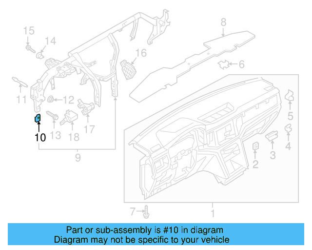 Power Brake Booster Nut N-907-611-03 - View 37
