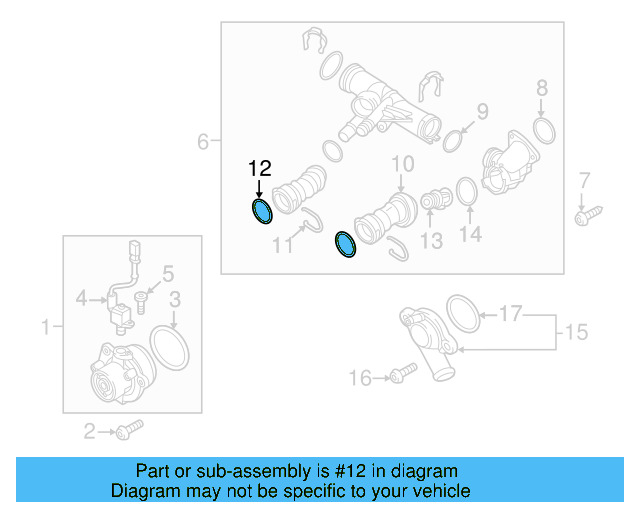 Water Hose Assembly Upper Seal N-907-653-01 - View 38