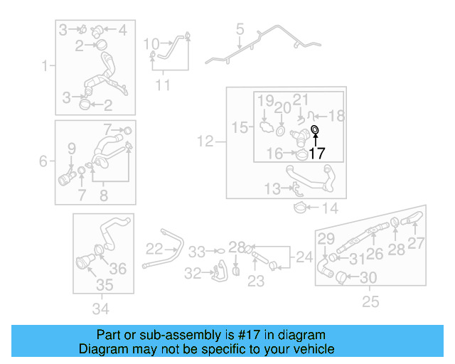 Water Hose Assembly Upper Seal N-907-653-01 - View 36