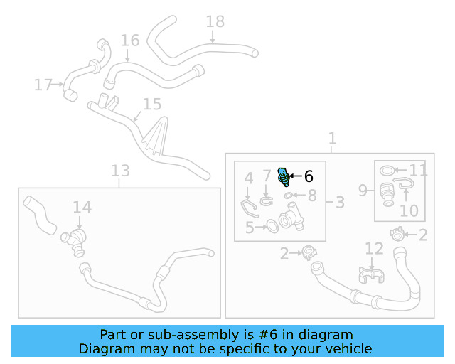 Temp Sensor 06A-919-501-A - View 138