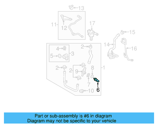 Temp Sensor 06A-919-501-A - View 152