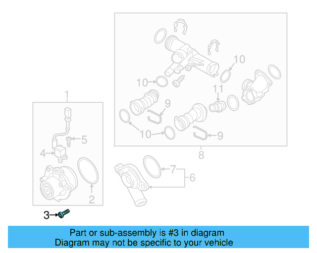Water Hose Assembly Upper Seal N-907-653-01 - View 143