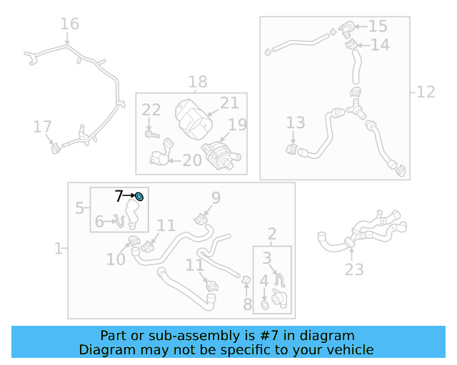 Water Hose Assembly Upper Seal N-907-653-01 - View 246