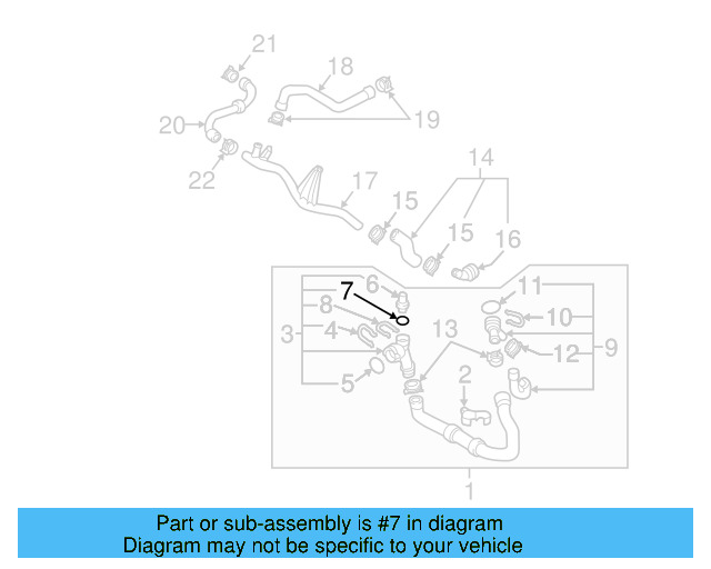 Water Hose Assembly Upper Seal N-907-653-01 - View 208