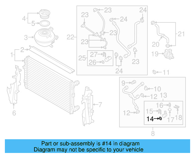 Water Hose Assembly Upper Seal N-907-653-01 - View 107