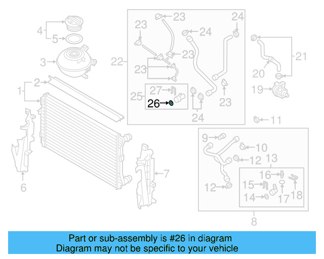 Water Hose Assembly Upper Seal N-907-653-01 - View 108