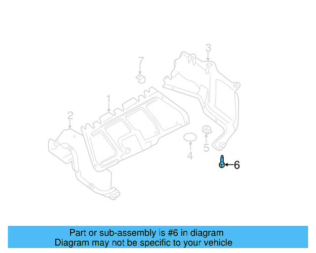 Fender Liner Screw N-907-750-01 - View 52