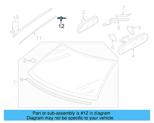 Roof Drip Molding Rivet N-907-878-02 - View 17