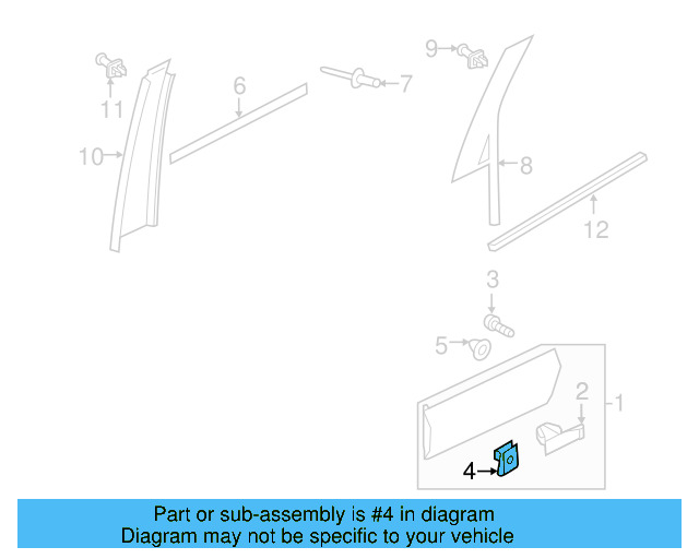 Lower Molding Nut N-903-682-03 - View 11