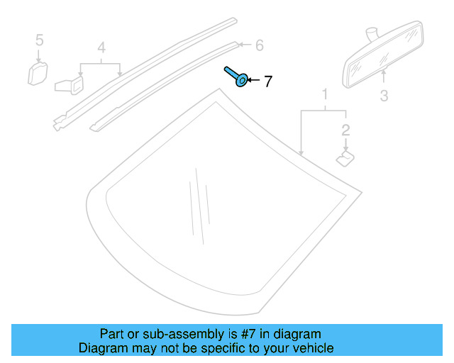 Roof Drip Molding Rivet N-907-878-02 - View 49