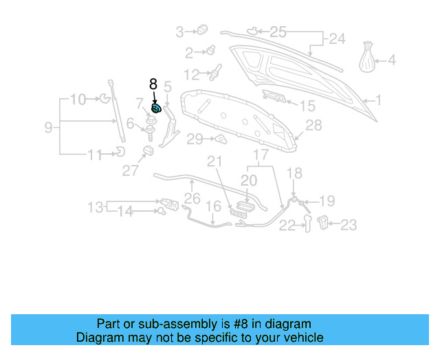 Hinge Nut N-907-988-05 - View 7