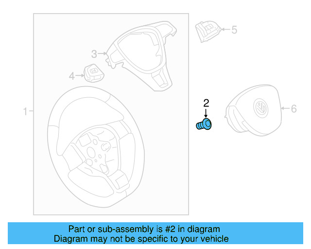 Steering Wheel Bolt N-907-991-02