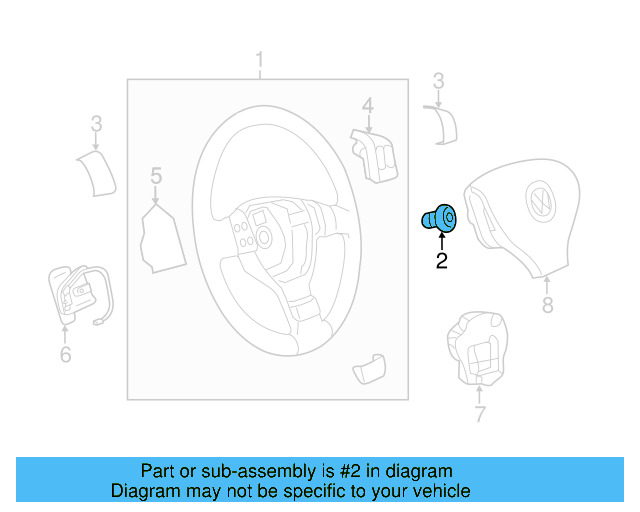 Steering Wheel Bolt N-907-991-02 - View 78