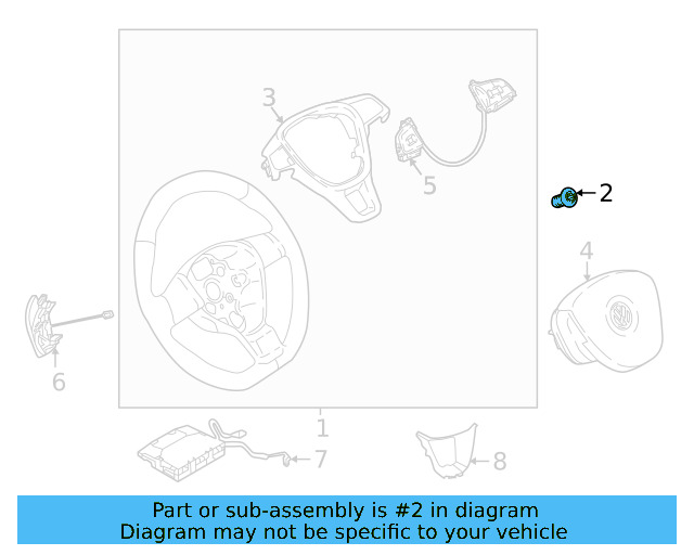 Steering Wheel Bolt N-907-991-02 - View 36