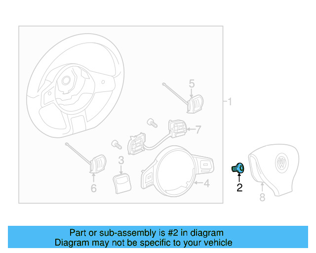 Steering Wheel Bolt N-907-991-02 - View 35