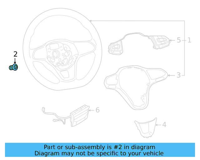 Steering Wheel Bolt N-907-991-02 - View 32
