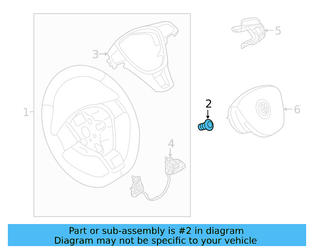 Steering Wheel Bolt N-907-991-02 - View 31